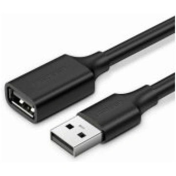 Ugreen 10317 USB 2.0 extension cable 3m Black akse