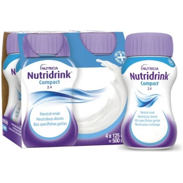 Nutricia Nutridrink bez specifiskas garšas, 4 x 12