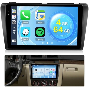 Roinvou 4+64G Android 15 Autoradio für Mazda 3 200