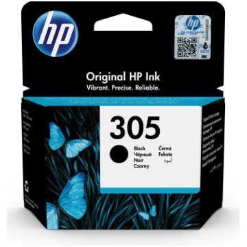Tintes printera kasetne HP 305, melna krās., 2 ml