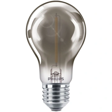 PHILIPS LED stikla 11W A60 E27 smoky spuldze RETRO