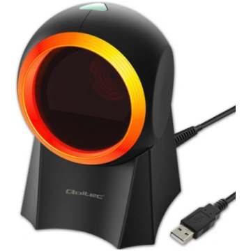 Qoltec 50857 Wired desktop barcode scanner 1D | 2D