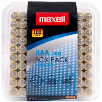 MAXELL Alkaline battery LR03 AAA 1.5V 100 pcs. MAX