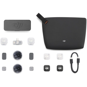 DJI Mic Mini 2, two transmitters + mobile receiver