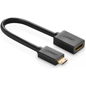 HDMI kabelis Mini-HDMI Ugreen 20137 Melns Zelts