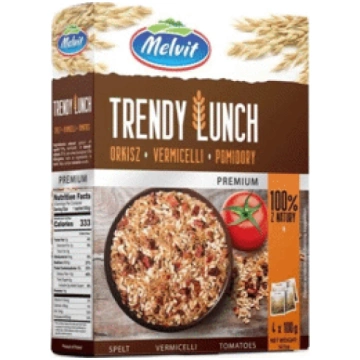 Speltas nūdeles MELVIT Trendy Lunch 4x100g