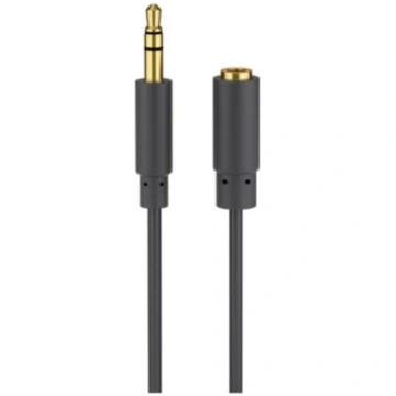 Goobay Headphone and audio AUX extension cable; 3.