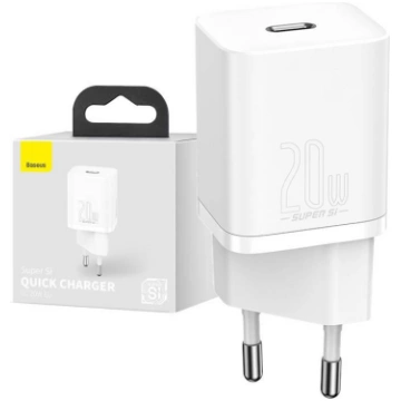 Baseus Super Si Quick Charger 1C 20W (white) CCSUP