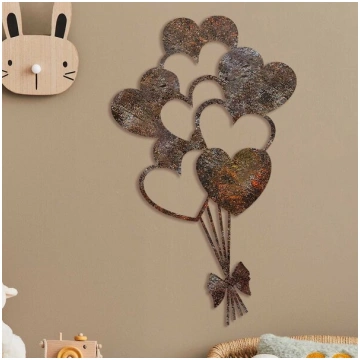 Pakarināma dekorācija Rusty Heart 1, 1 gab
