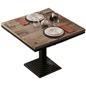 Gisa solid wood Walnut 70x70cm