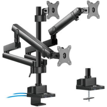 Maclean Triple Stand For 3 Monitor Screens MC-811 