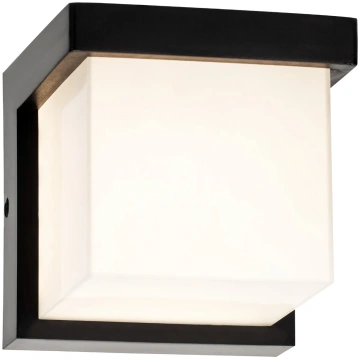 Fasādes gaismeklis ORNO PROTEA LED, 9W, melns, IP6