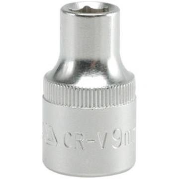 Uzmaucamā seškanšu galviņa,CrV,1/2, 19mm HT1A219