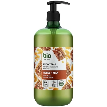 BIO NATURELL Krēmziepes Medus un piens, 946 ml