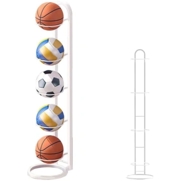 Basketbola bumbu glabāšanas statīvs, 5 līmeņi, bum