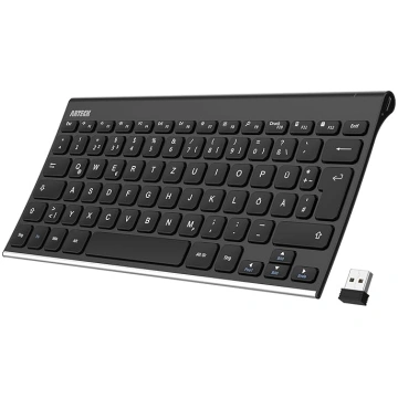 ARTECK 2.4G bezvadu tastatūra Nerūsējošā tērauda ī