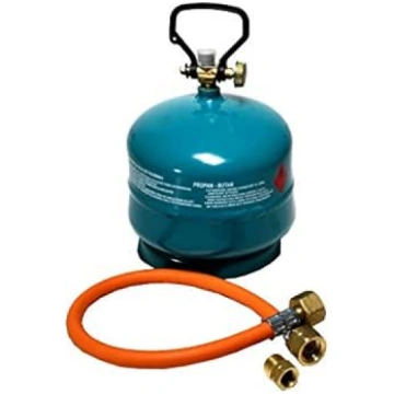Gāzes pudele Propāns Butāns Gāze 2 kg + Adapteris