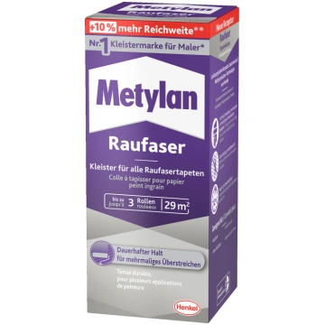 Tapešu līme Metylan Raufaser, 0.18 kg