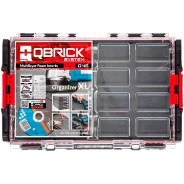 Qbrick System ONE Organizer XL Three-layer Foam In