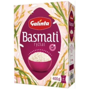 Galinta basmati rīsi 4x100g