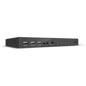 Lindy KVM Switch HDMI 18G, USB 2.0 & Audio, 4 Port