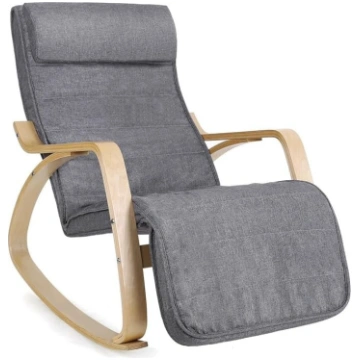 Songmics LYY11G Armchair, Rocking Chair, Swinging 
