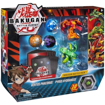 BAKUGAN 20115148 kaujas komplekts ar 2 Ultra un 3 