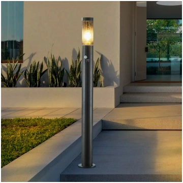 Lindby ceļa lampa Statius, antracīta krāsa, dzelzs
