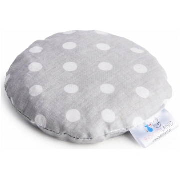 Ķiršu kauliņu spilvens Bocioland Gray Peas, balta 