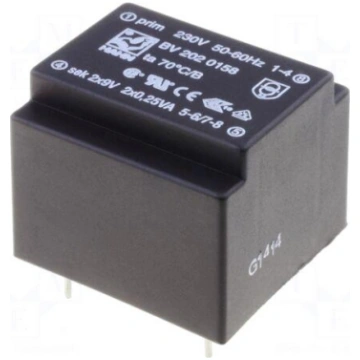 Transformer: encapsulated | 0.5VA | 230VAC | 9V | 
