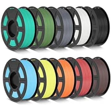 TECBEARS matēta PLA filamenta komplekts 10 kg, ātr