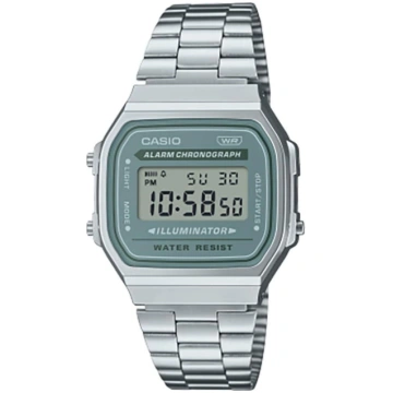 Casio pulkstenis A168WA-3AYES, sudraba, A168WA-3AY
