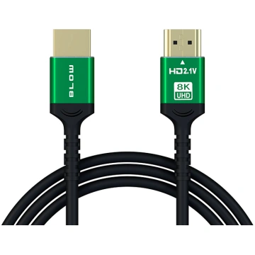 HDMI-HDMI GREEN connector straight 5m Blow 96-649