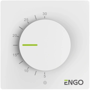 Telpas termostats ENGO Simple, balts, 230V 1982510