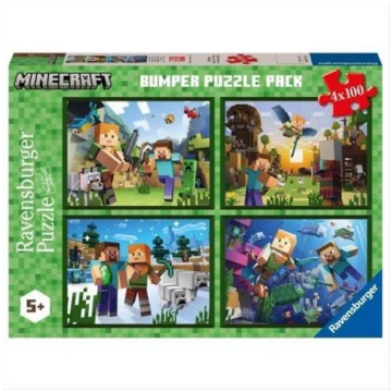 Ravensburger Puzzle: Minecraft Bumper Puzzle Pack 