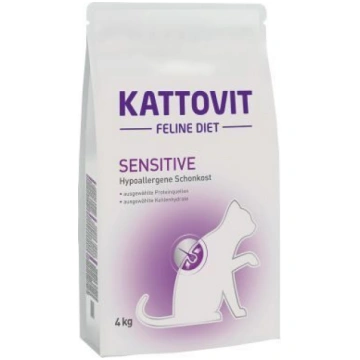 Kattovit Sensitive 4kg - Jūtīgiem kaķiem ar barība