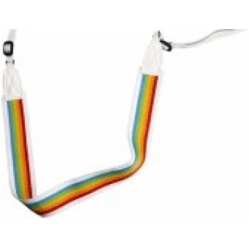 Polaroid Camera Strap Flat Rainbow White Aksesuārs