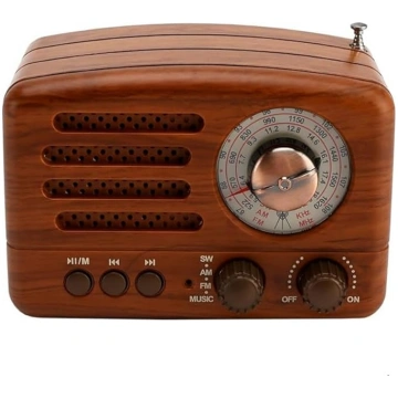 Topteng Retro radio Bluetooth skaļrunis, AM/FM/SW 