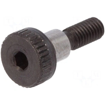 Shoulder screw | Mat: steel | Thread len: 7mm | Th