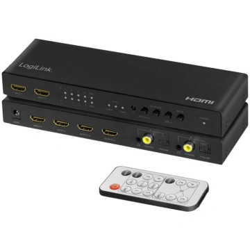 LogiLink 4K 4x2 HDMI Matrix Switch - video/audio s
