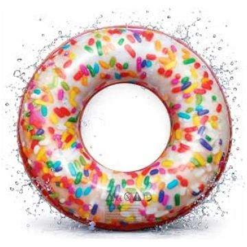 Inflatable Swimming Ring Sprinkles Diameter 120 cm