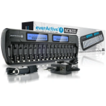 everActive NC-1600 16-Slot AA AAA Smart LCD NiMH B