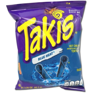 Uzkodas - Takis Blue Heat čipsi 92.3g