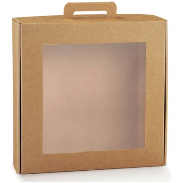 Gourmet box in brown cardboard Casolaro Hotellerie