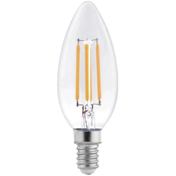 LED filamenta spuldze C37 E14/6W/230V 3000K NEDES