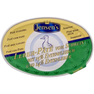 Pastēte ar pīles g./aknām Jensens 80g