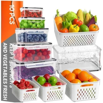 Freshmagis 10 gabaliņu ledusskapis augļu uzglabāša