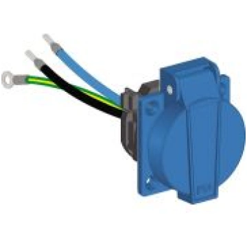 TE socket-outlet subassembly 1-Ph IEC - Smart Wall