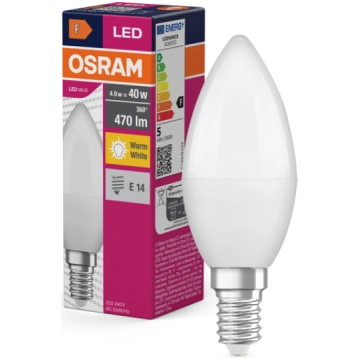 Spuldze Osram LED VALUE CLASSIC B 40 FR non-dim 4,