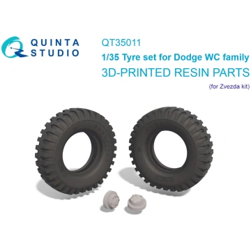 Dodge WC Family - 3-D Printed Tyre Set (for Zvezda